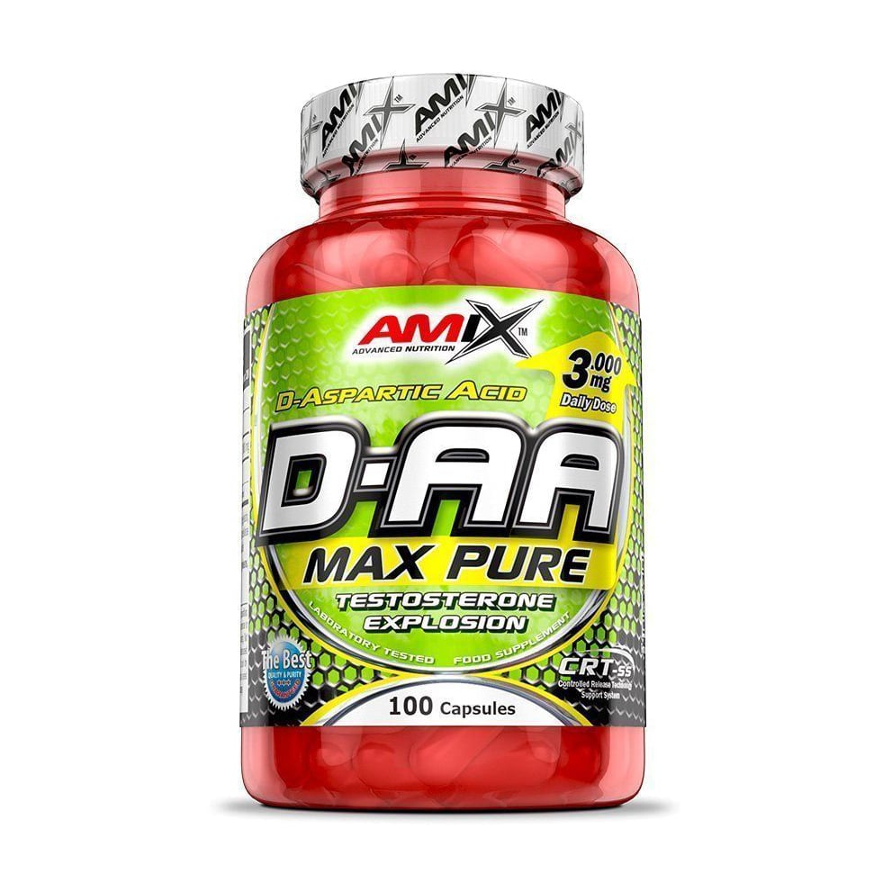 Бустер тестостерону AMIX D-AA Max Pure, 100 капсул